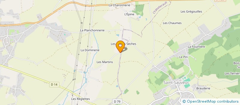 localisation de l'entreprise MADAME DELPHINE JACQUOT à CHATELLERAULT
