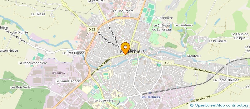 localisation de l'entreprise MADAME DELPHINE JAHAN à LES HERBIERS
