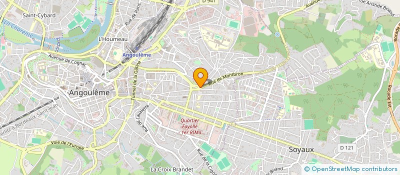 localisation de l'entreprise MADAME DELPHINE JANVIER à ANGOULEME