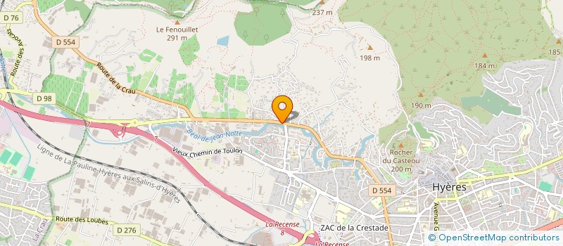 localisation de l'entreprise MADAME DELPHINE JANY à HYERES