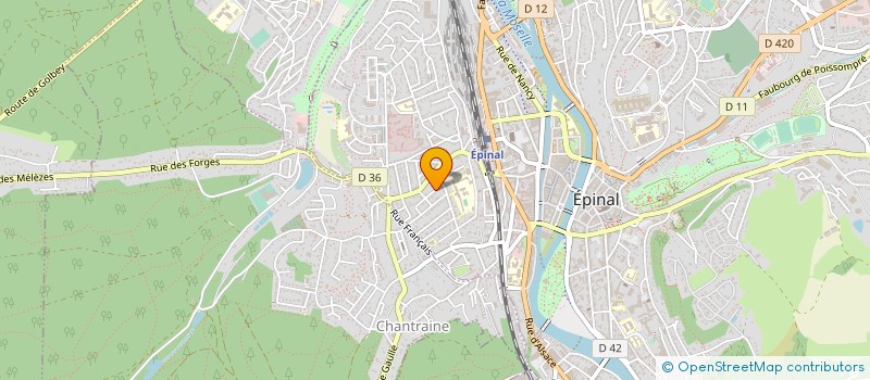 localisation de l'entreprise MADAME DELPHINE JAUNAULT à EPINAL