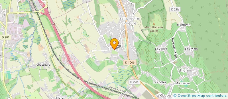 localisation de l'entreprise MADAME DELPHINE JEANTIN  SAINT-JEOIRE-PRIEURE