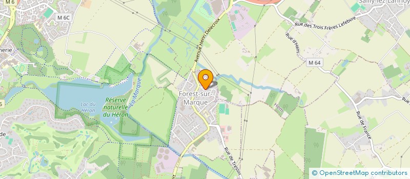 localisation de l'entreprise MADAME DELPHINE JEJCIC  FOREST-SUR-MARQUE