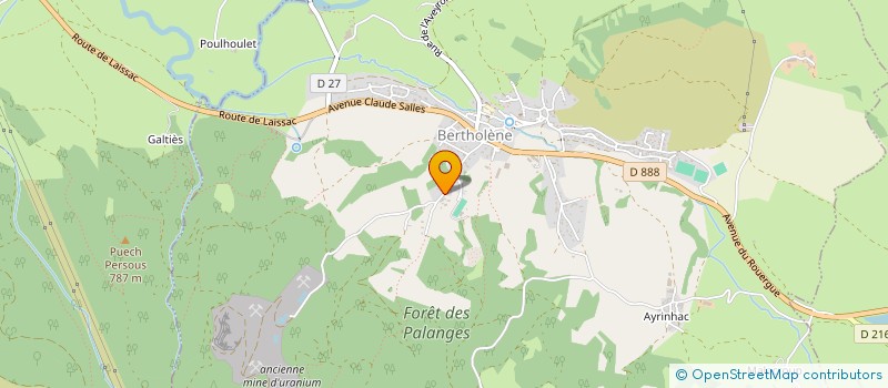 localisation de l'entreprise MADAME DELPHINE JOHNSON  BERTHOLENE