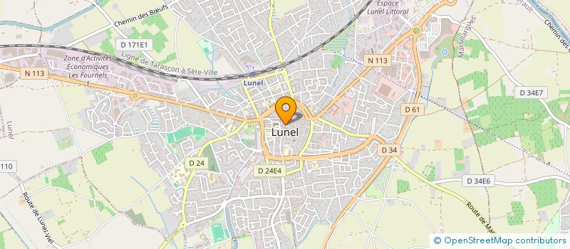 localisation de l'entreprise MADAME DELPHINE JOLIVALD à LUNEL