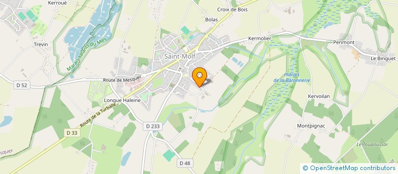 localisation de l'entreprise MADAME DELPHINE JOLLET à SAINT-MOLF