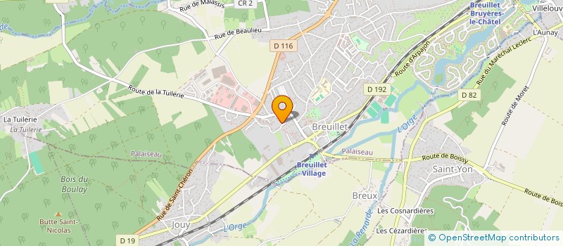 localisation de l'entreprise MADAME DELPHINE JOLY à BREUILLET