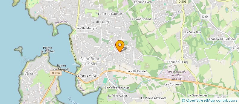 localisation de l'entreprise MADAME DELPHINE JOREL  SAINT-BRIAC-SUR-MER