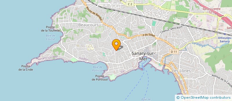 localisation de l'entreprise MADAME DELPHINE JOUNIER à SANARY-SUR-MER