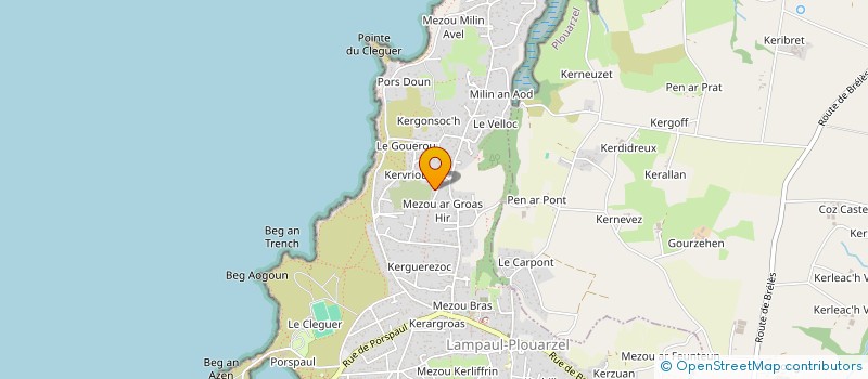 localisation de l'entreprise MADAME DELPHINE JOURAN  LAMPAUL-PLOUARZEL