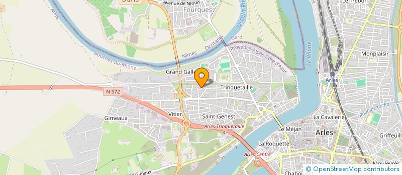 localisation de l'entreprise MADAME DELPHINE JOUVE  BEAUCAIRE