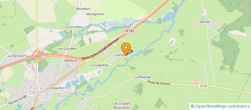 localisation de l'entreprise MADAME DELPHINE JOVIN à GOUZON
