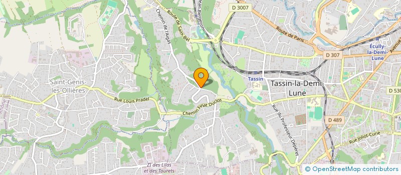 localisation de l'entreprise MADAME DELPHINE JURINE à TASSIN-LA-DEMI-LUNE