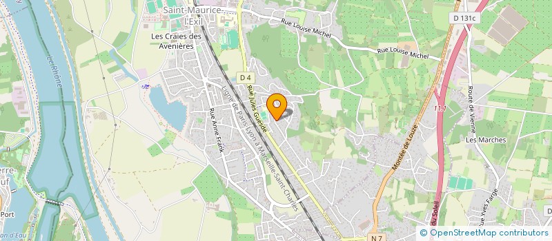 localisation de l'entreprise MADAME DELPHINE JURY  SAINT-MAURICE-L'EXIL