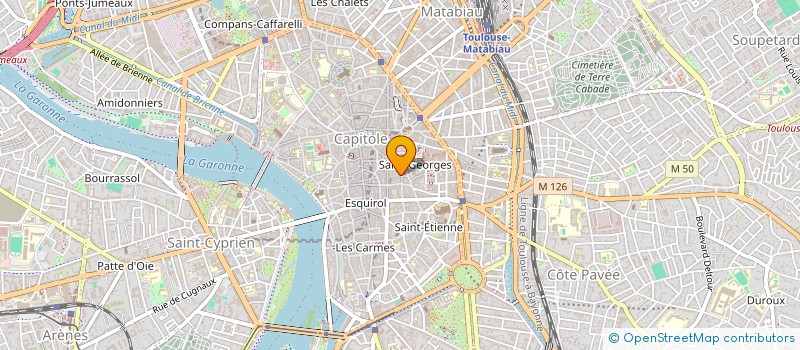 localisation de l'entreprise MADAME DELPHINE JUSTUMUS  TOULOUSE