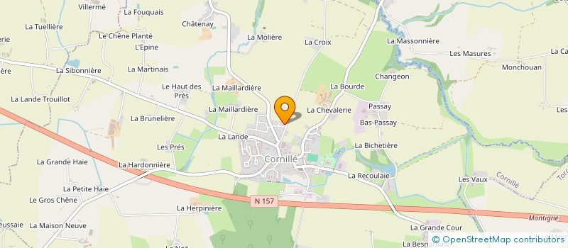 localisation de l'entreprise MADAME DELPHINE JUVAUX à CORNILLE