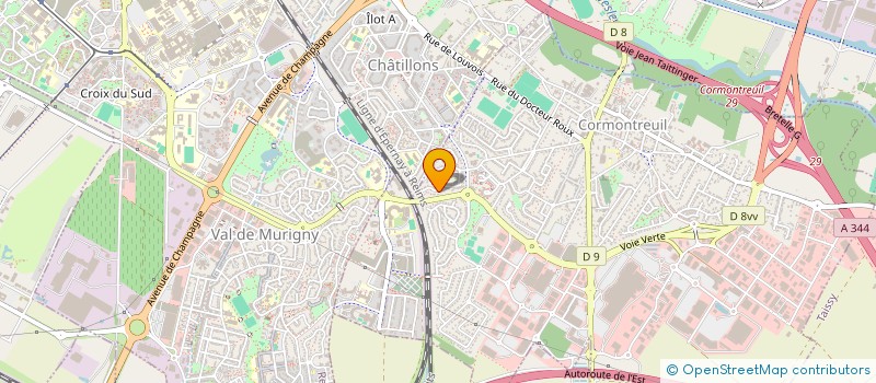 localisation de l'entreprise MADAME DELPHINE KAPPS  CORMONTREUIL