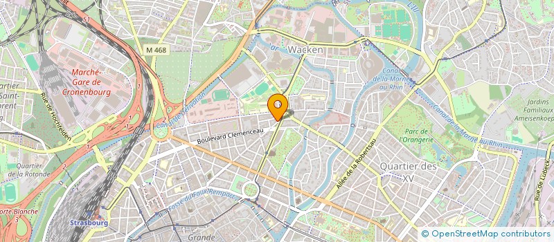 localisation de l'entreprise MADAME DELPHINE KAYSER  STRASBOURG