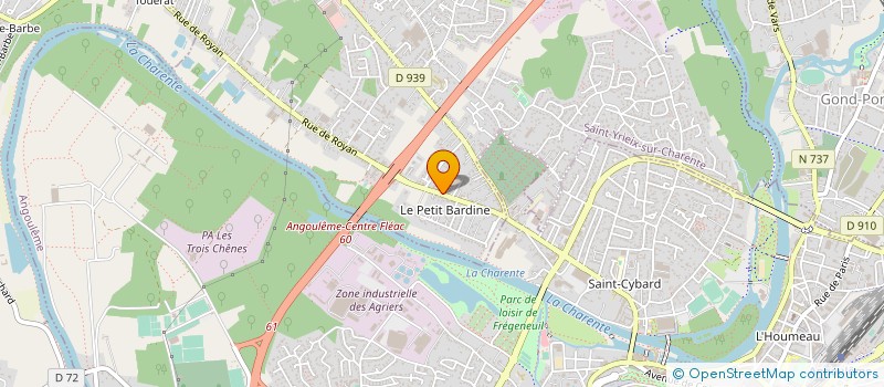 localisation de l'entreprise MADAME DELPHINE KERHERVE à SAINT-YRIEIX-SUR-CHARENTE