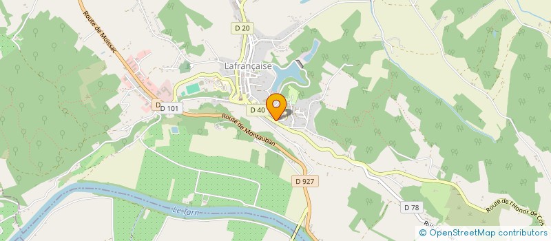 localisation de l'entreprise MADAME DELPHINE KERHERVE  LAFRANCAISE