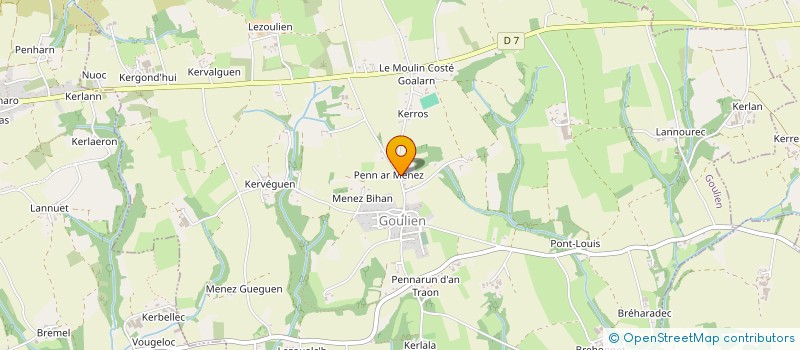 localisation de l'entreprise MADAME DELPHINE KERISIT  GOULIEN