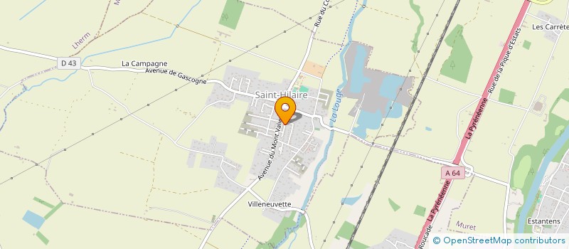 localisation de l'entreprise MADAME DELPHINE KHANICH  SAINT-HILAIRE