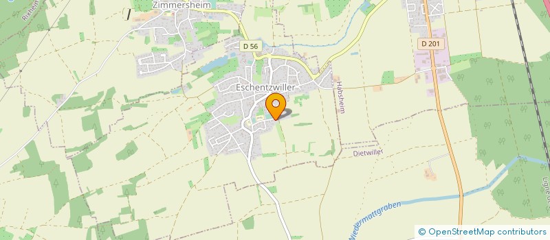 localisation de l'entreprise MADAME DELPHINE KIENY  ESCHENTZWILLER