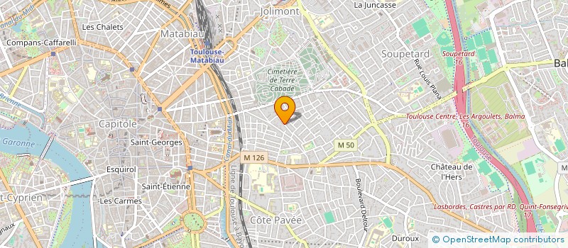 localisation de l'entreprise MADAME DELPHINE KLOS à TOULOUSE