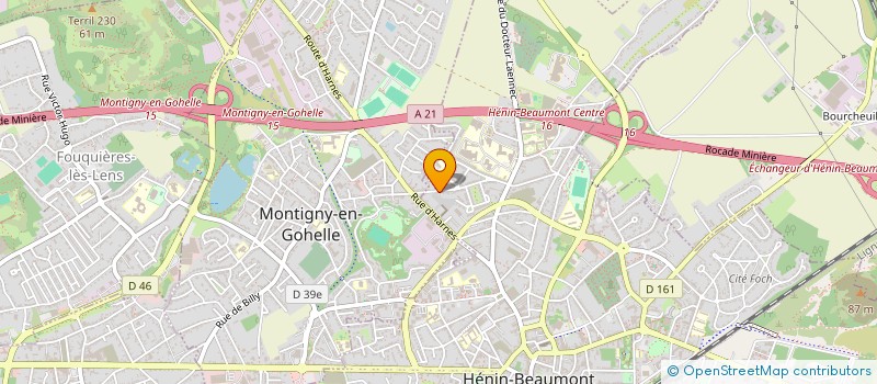 localisation de l'entreprise MADAME DELPHINE KORNALEWSKI à HENIN-BEAUMONT