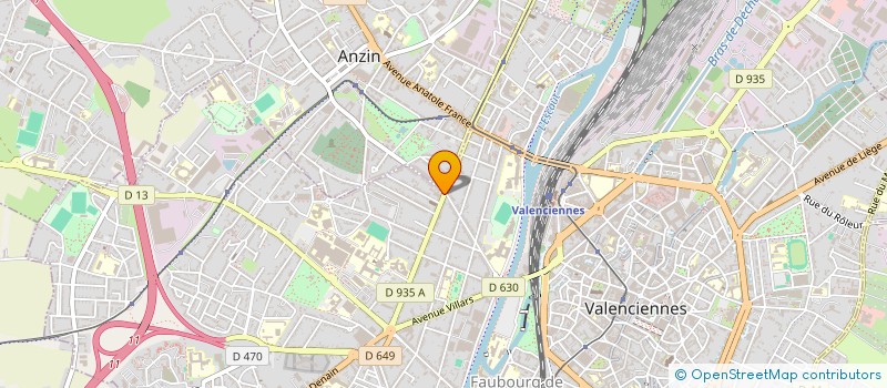 localisation de l'entreprise MADAME DELPHINE LABATUT à VALENCIENNES