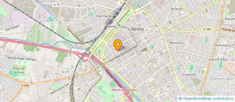 localisation de l'entreprise MADAME DELPHINE LABDANT  REIMS