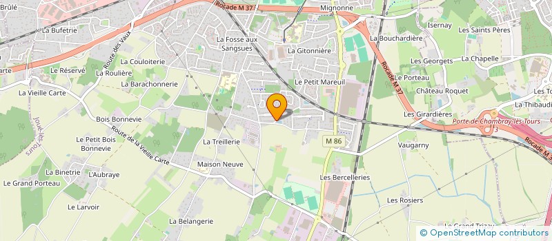 localisation de l'entreprise MADAME DELPHINE LABOURDETTE  JOUE-LES-TOURS