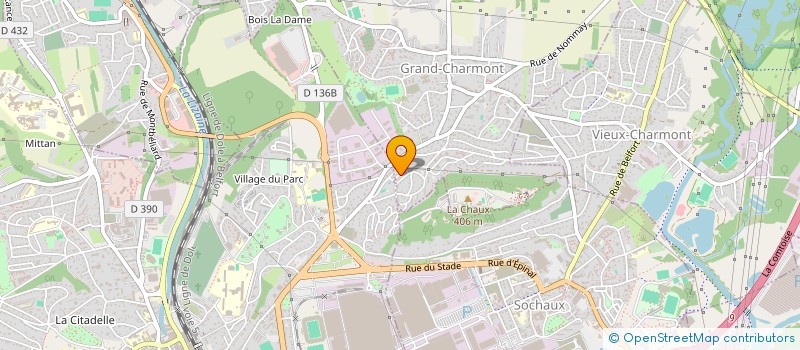 localisation de l'entreprise MADAME DELPHINE LABOURET  GRAND-CHARMONT