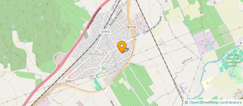 localisation de l'entreprise MADAME DELPHINE LABOUTIQUE  MILHAUD