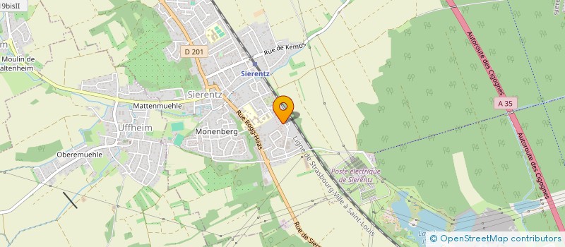 localisation de l'entreprise MADAME DELPHINE LACH  SIERENTZ