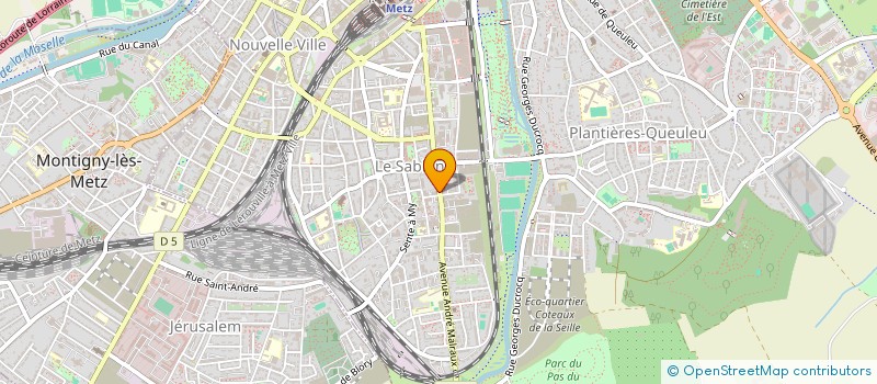 localisation de l'entreprise MADAME DELPHINE LACOUR  METZ