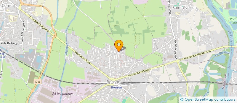 localisation de l'entreprise MADAME DELPHINE LAFARGUE  BONSON