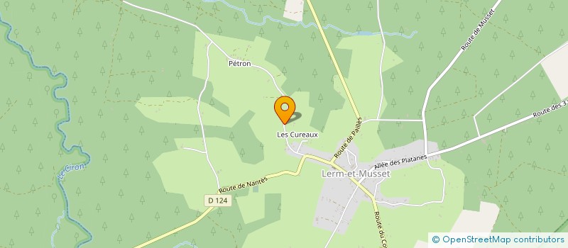 localisation de l'entreprise MADAME DELPHINE LAFEYCHINE  LERM-ET-MUSSET