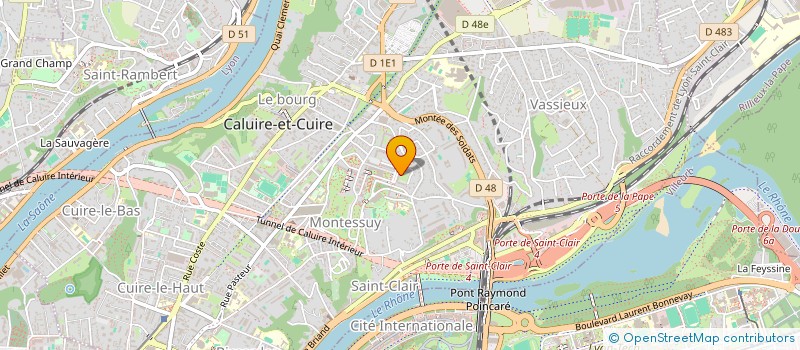 localisation de l'entreprise MADAME DELPHINE LAFOND  CALUIRE-ET-CUIRE