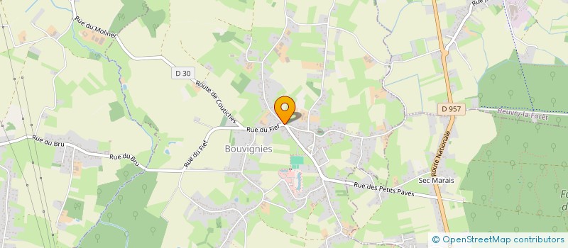 localisation de l'entreprise MADAME DELPHINE LAGACHE à BOUVIGNIES