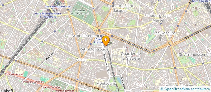 localisation de l'entreprise MADAME DELPHINE LAGARDE  PARIS