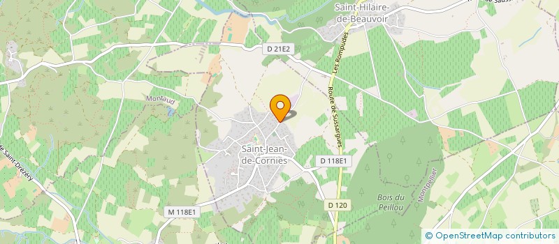 localisation de l'entreprise MADAME DELPHINE LAGNEAU  SAINT-JEAN-DE-CORNIES