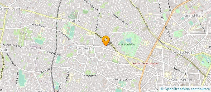 localisation de l'entreprise MADAME DELPHINE LALANDE  BORDEAUX