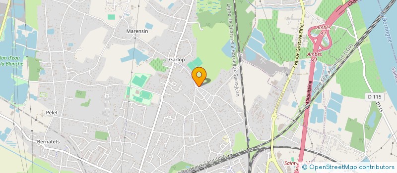 localisation de l'entreprise MADAME DELPHINE LALEVE  AMBARES-ET-LAGRAVE