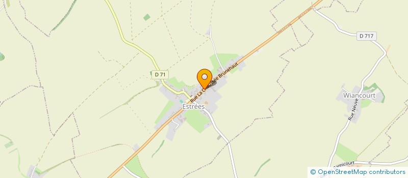 localisation de l'entreprise MADAME DELPHINE LAMBERT  ESTREES