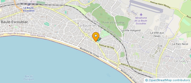 localisation de l'entreprise MADAME DELPHINE LAMOUR  LA BAULE-ESCOUBLAC