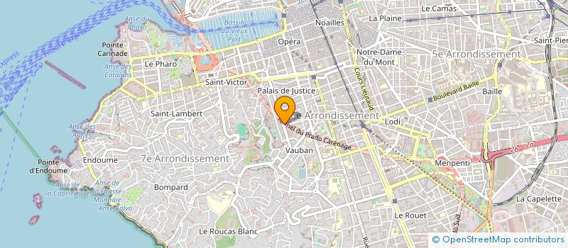 localisation de l'entreprise MADAME DELPHINE LANDES à MARSEILLE