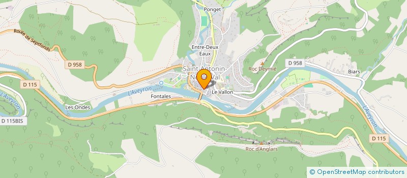 localisation de l'entreprise MADAME DELPHINE LANDON  SAINT-ANTONIN-NOBLE-VAL