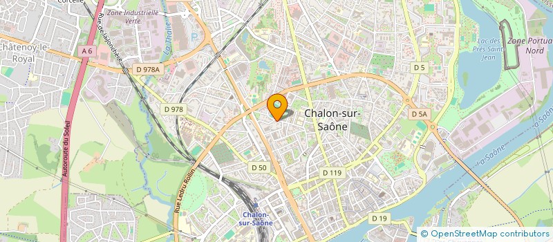 localisation de l'entreprise MADAME DELPHINE LANGILIER à CHALON-SUR-SAONE