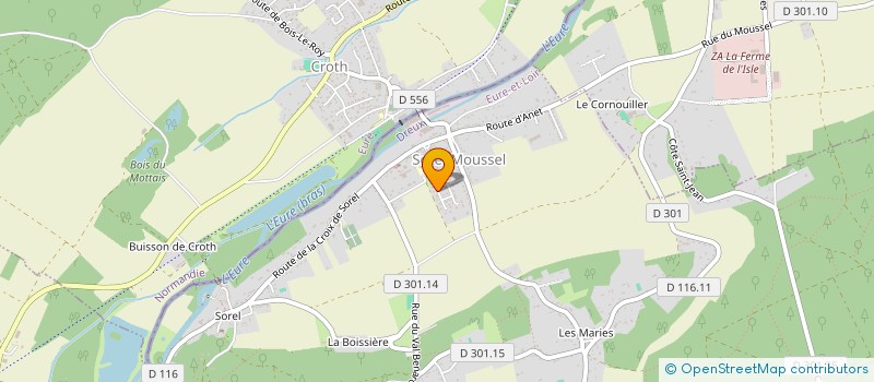 localisation de l'entreprise MADAME DELPHINE LANGLOIS à SOREL-MOUSSEL